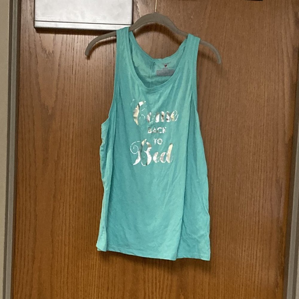 Victoria's Secret aqua tank sz large